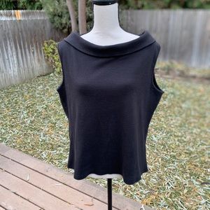 Stretch White Stag Cotton Tank Top